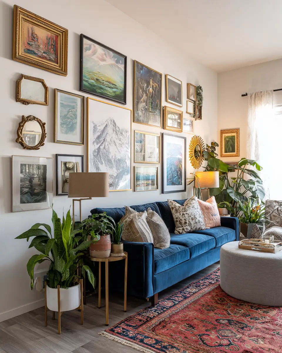 Airy Eclectic Living Room Decor Ideas