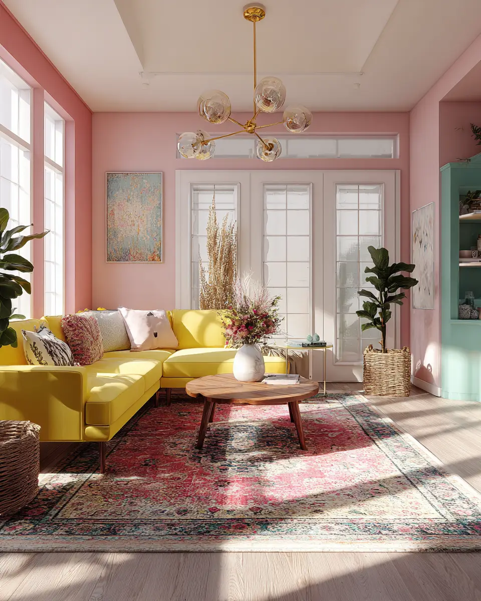 Airy Eclectic Living Room Decor Ideas