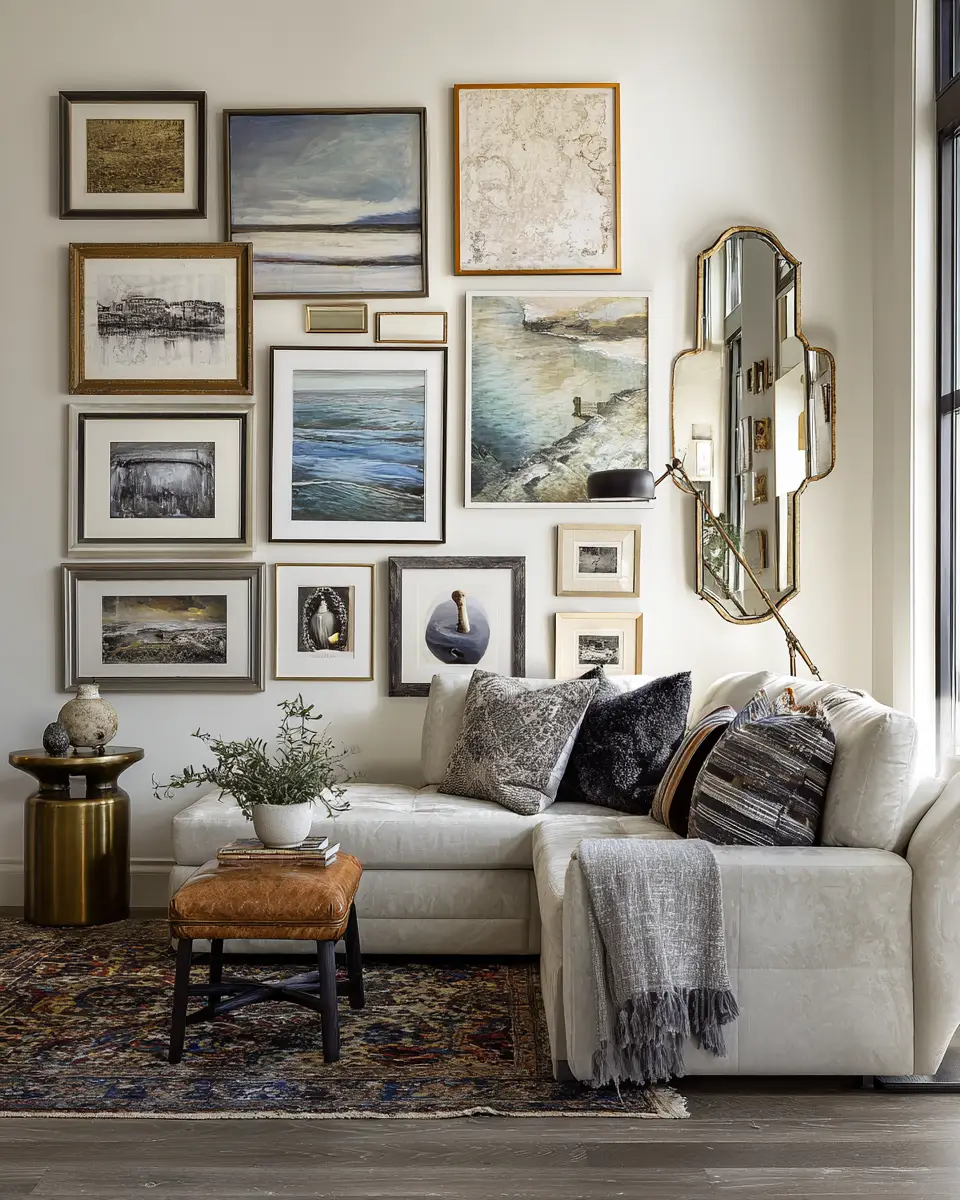 Airy Eclectic Living Room Decor Ideas