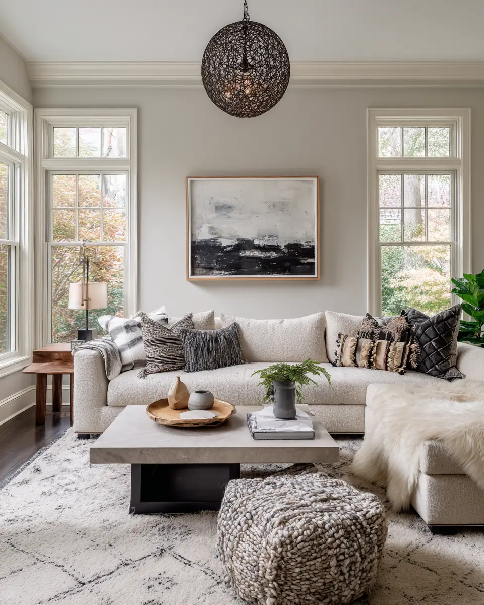 Airy Eclectic Living Room Decor Ideas