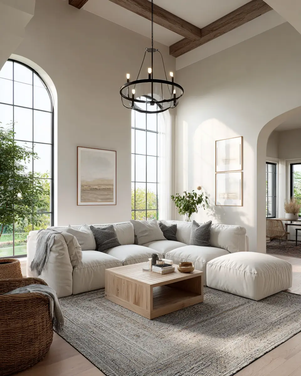 Airy Eclectic Living Room Decor Ideas