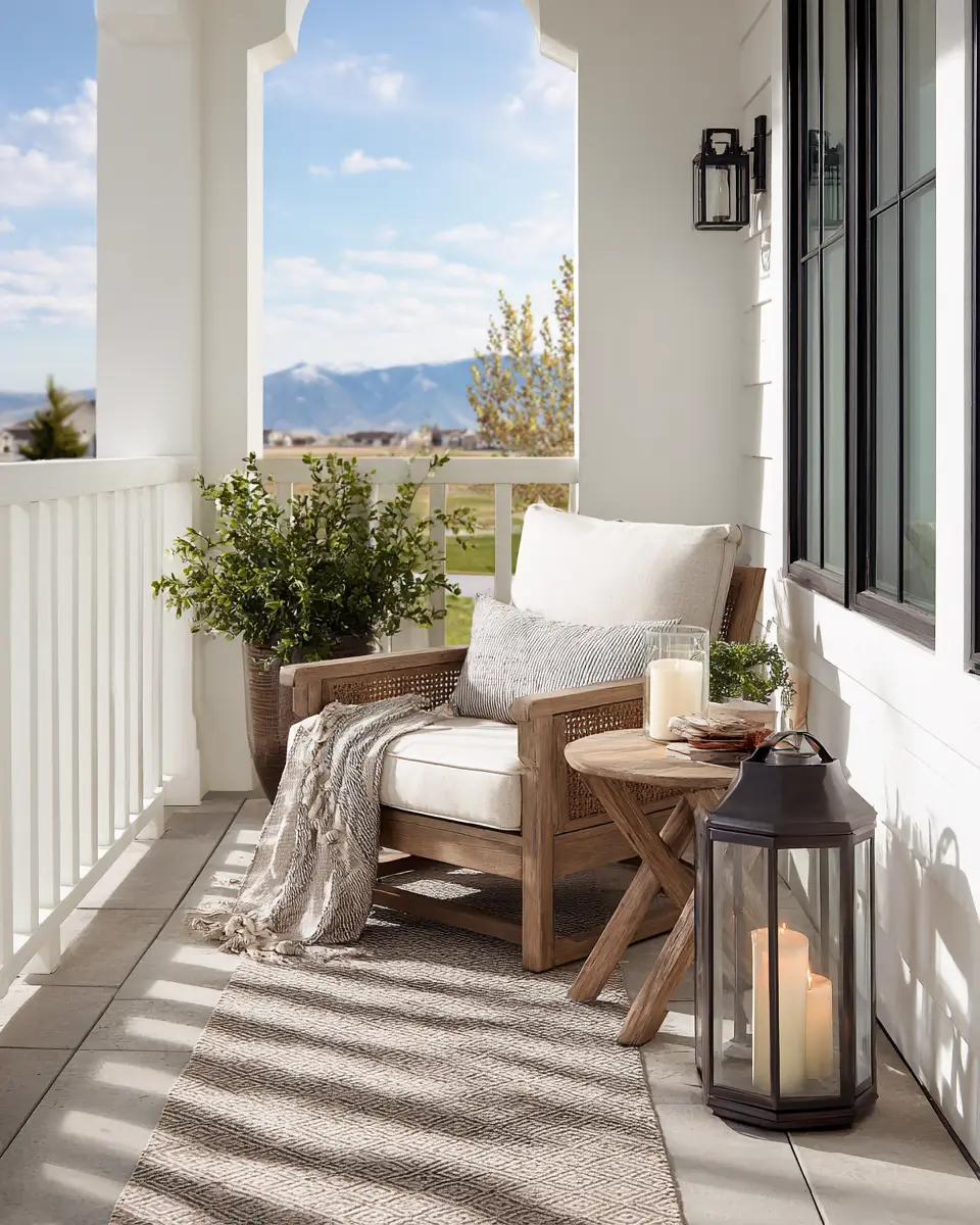 Airy Farmhouse Balcony Decor Ideas