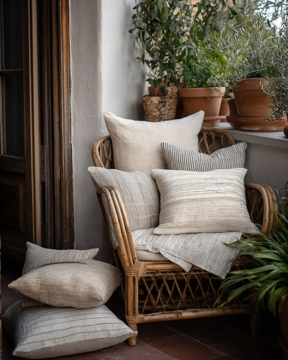 Airy Farmhouse Balcony Decor Ideas