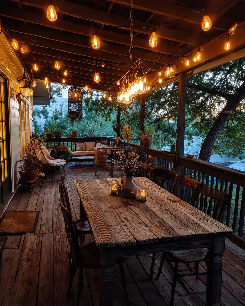 Airy Farmhouse Balcony Decor Ideas