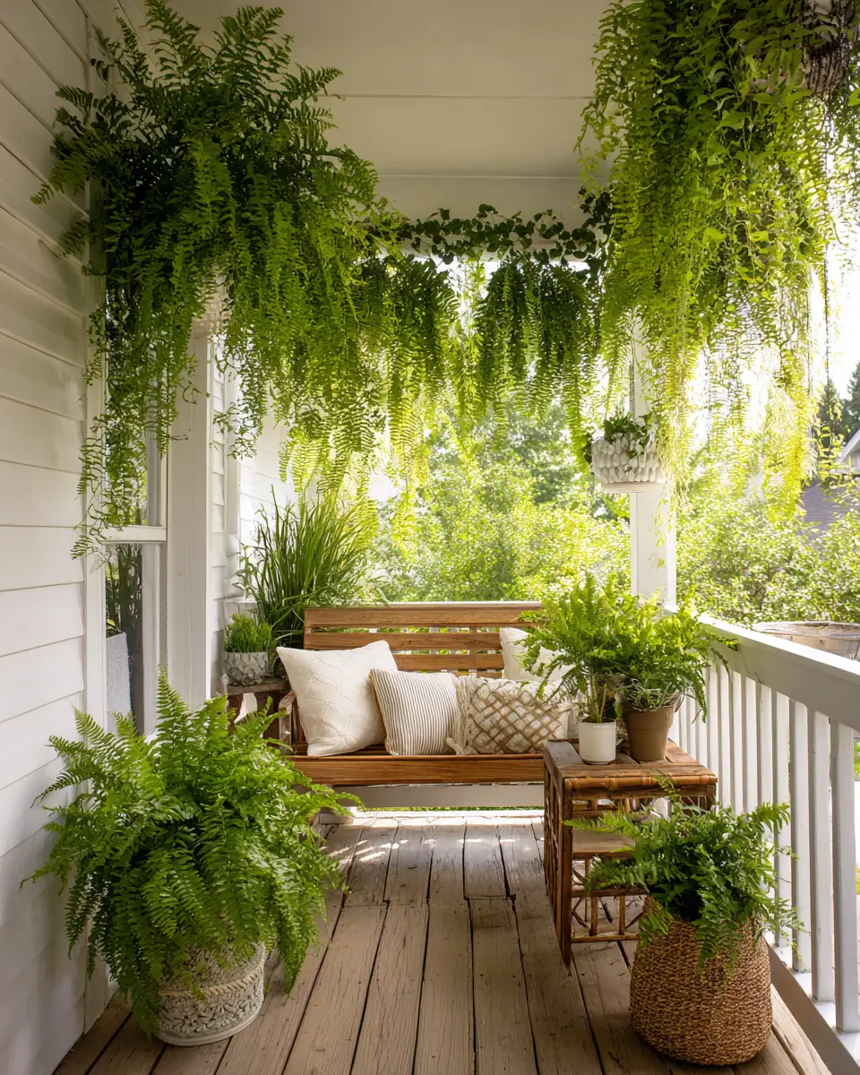 Airy Farmhouse Balcony Decor Ideas
