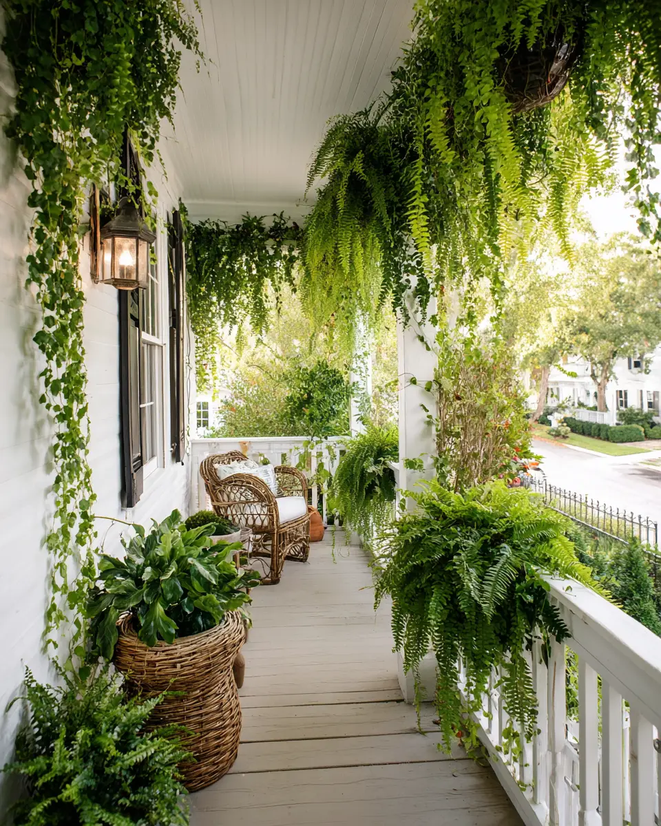 Airy Farmhouse Balcony Decor Ideas