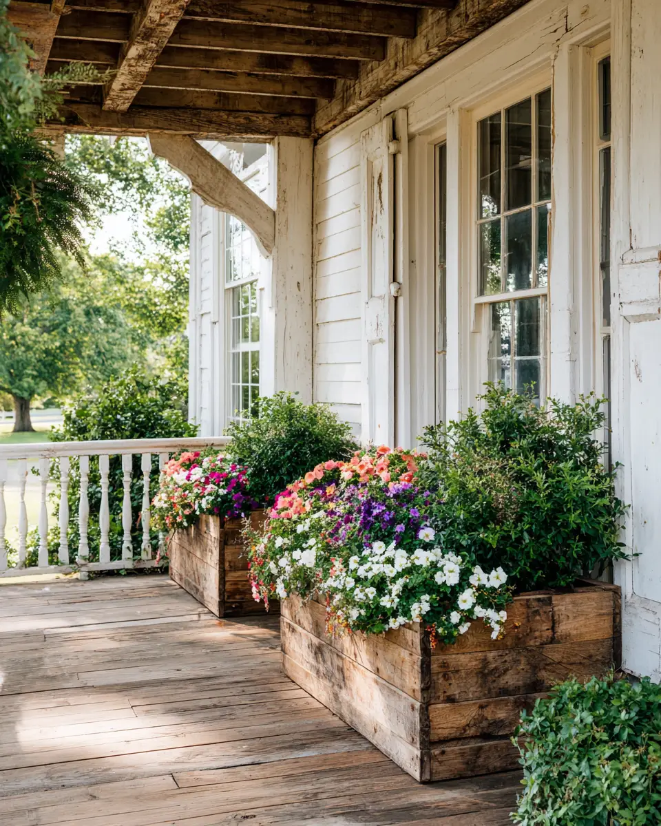 Airy Farmhouse Balcony Decor Ideas