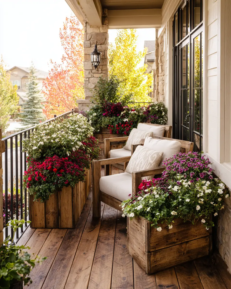 Airy Farmhouse Balcony Decor Ideas