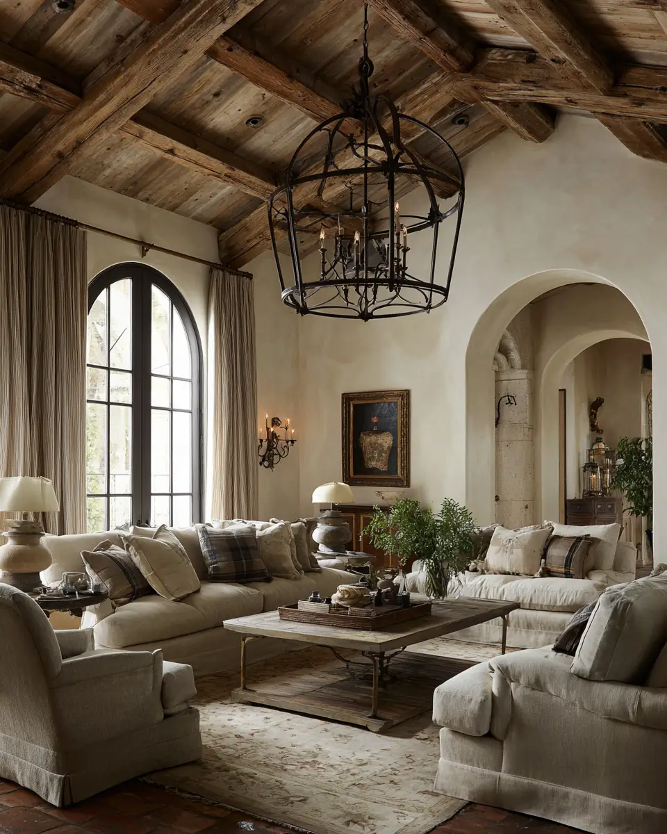 Airy French Country Living Room Decor Ideas