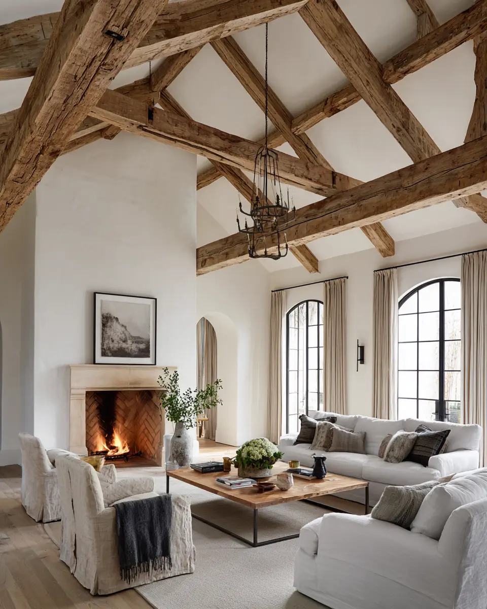 Airy French Country Living Room Decor Ideas