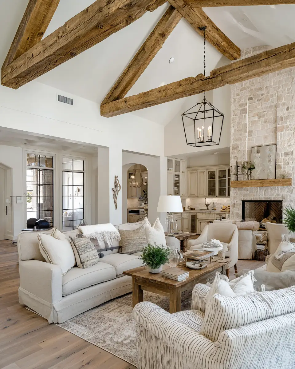 Airy French Country Living Room Decor Ideas