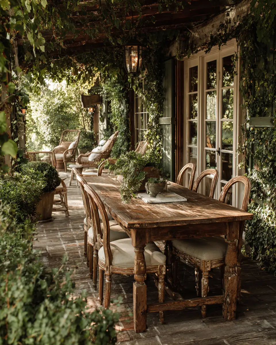 Airy French Country Porch Decor Ideas