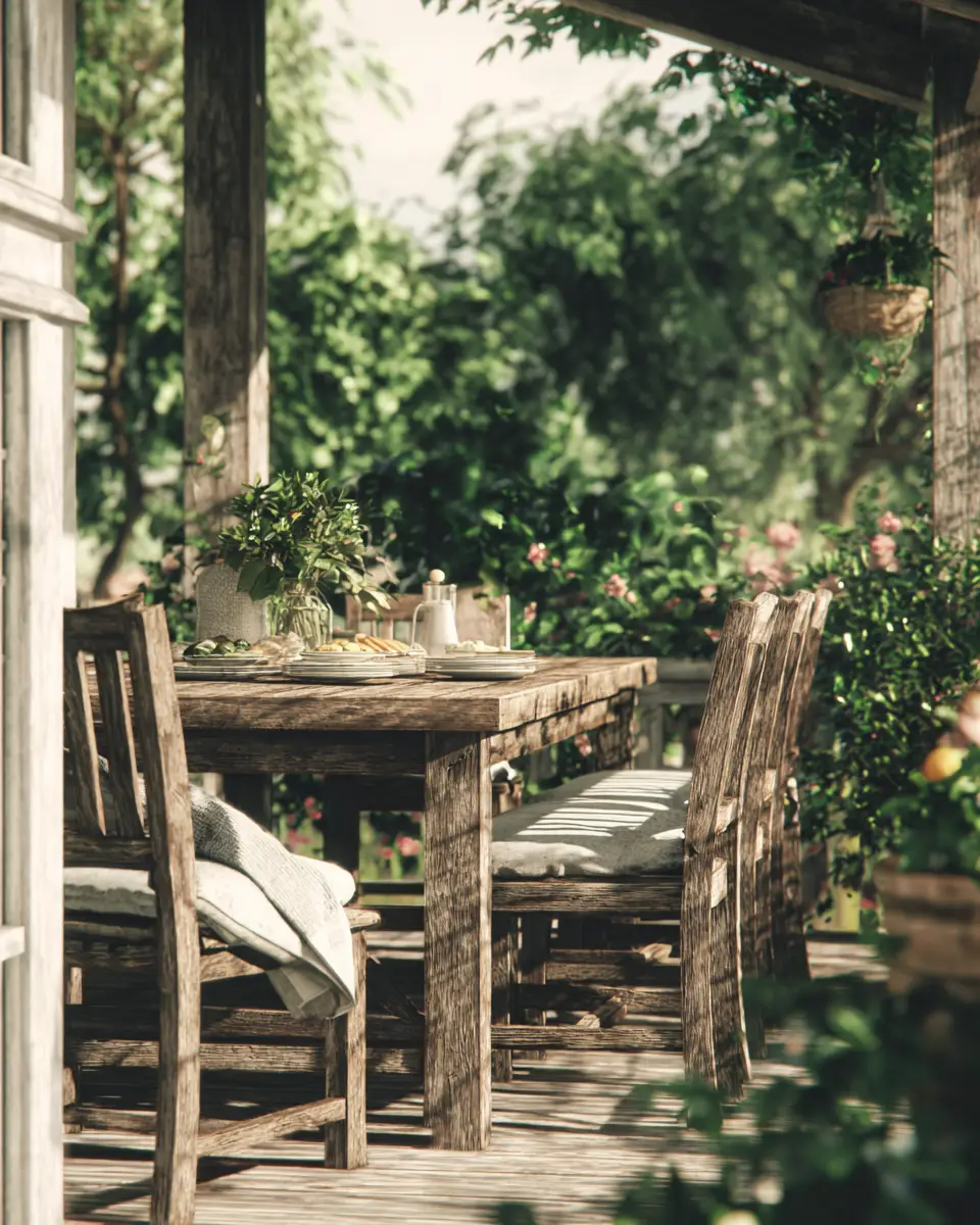 Airy French Country Porch Decor Ideas