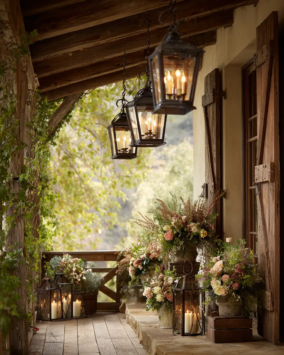 Airy French Country Porch Decor Ideas