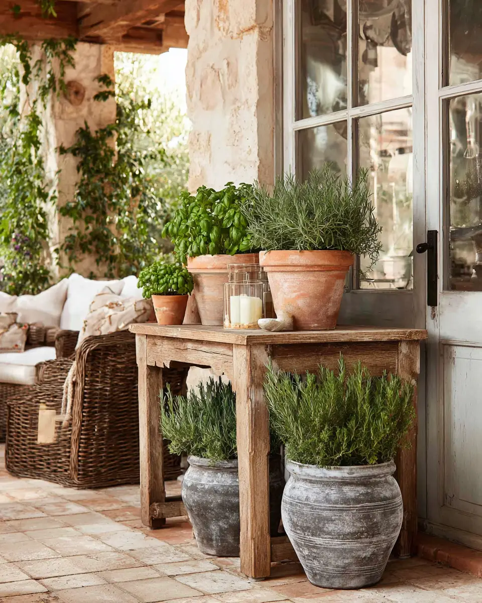 Airy French Country Porch Decor Ideas
