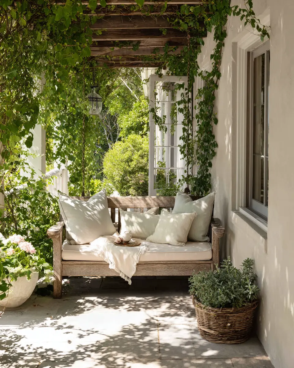 Airy French Country Porch Decor Ideas