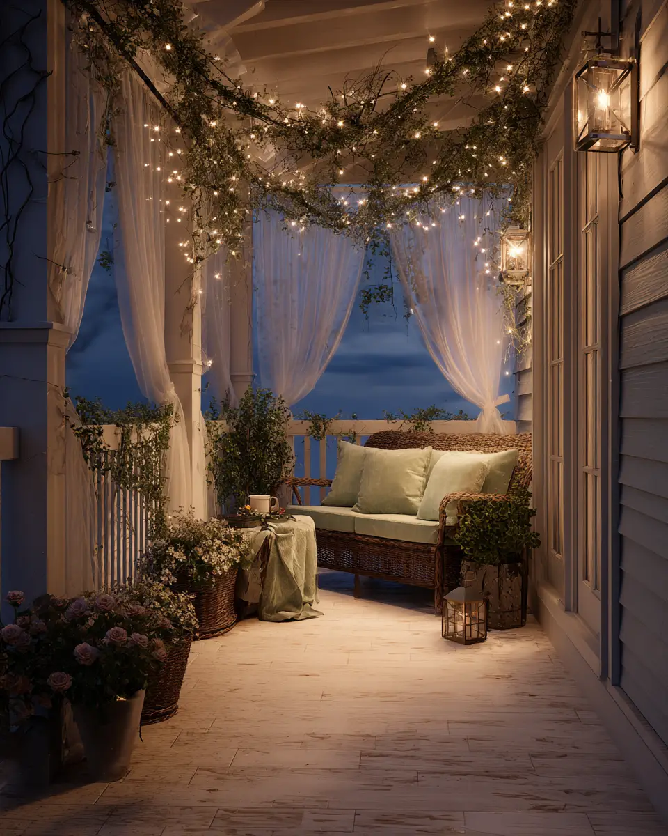 Airy French Country Porch Decor Ideas