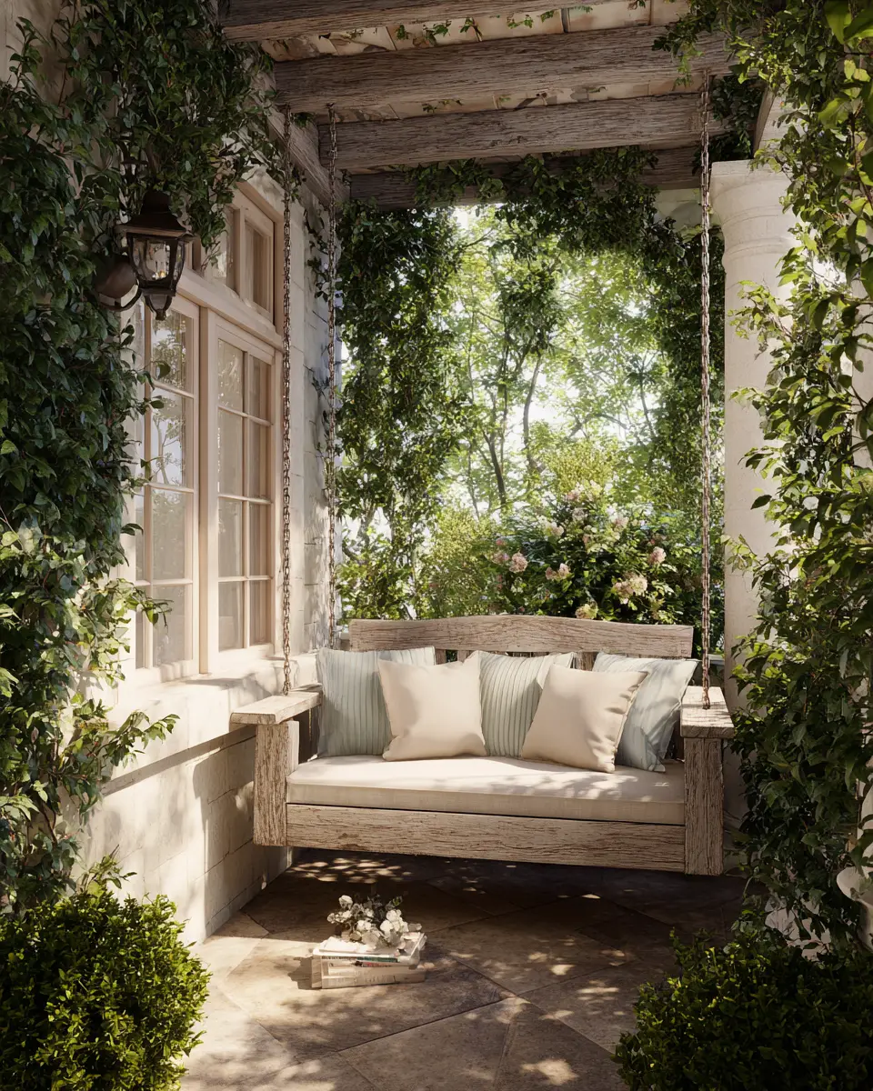 Airy French Country Porch Decor Ideas