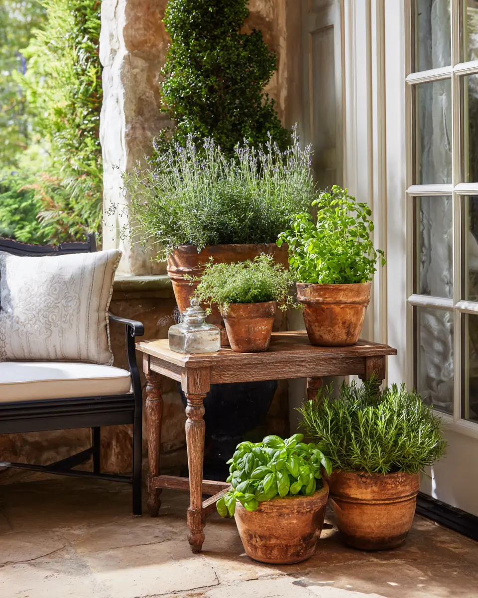 Airy French Country Porch Decor Ideas