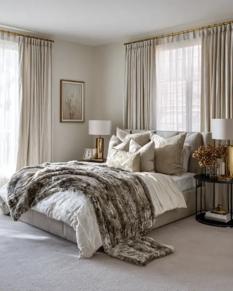 Airy Glam Bedroom Decor Ideas - Featured