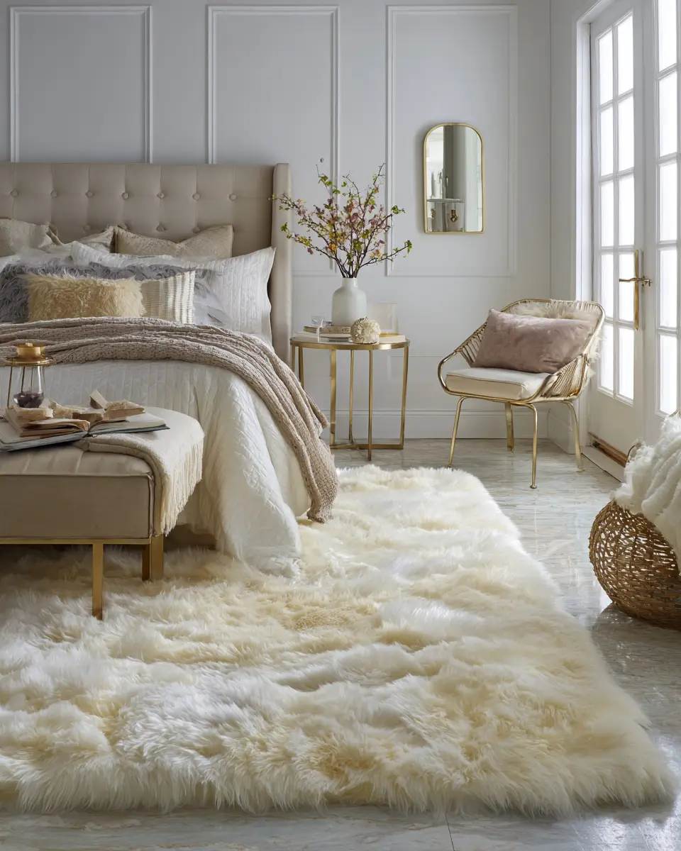 Airy Glam Bedroom Decor Ideas