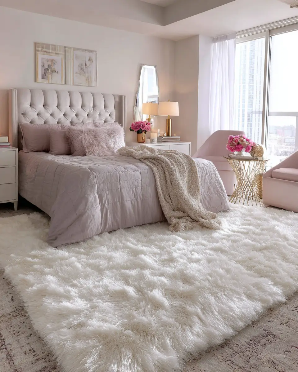 Airy Glam Bedroom Decor Ideas