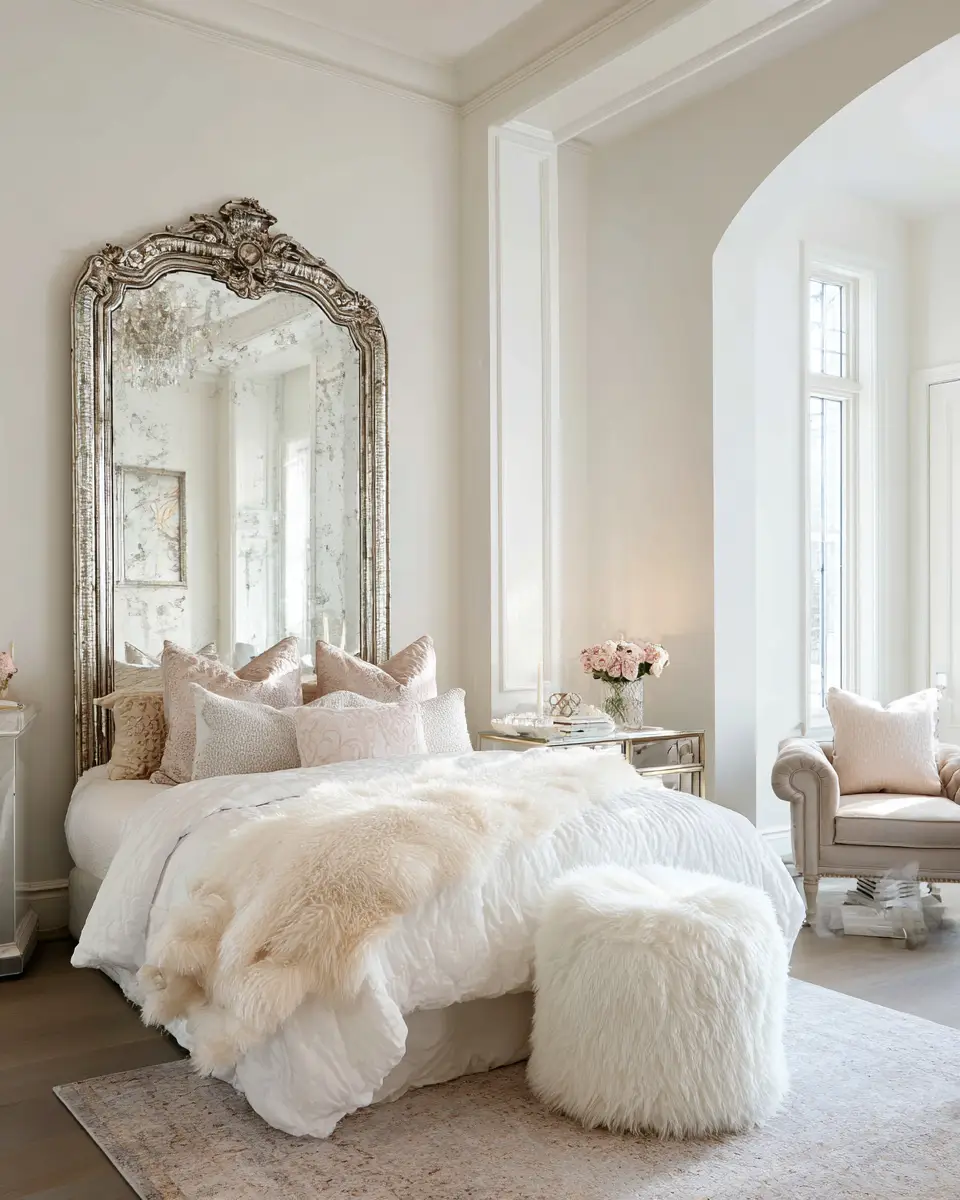Airy Glam Bedroom Decor Ideas