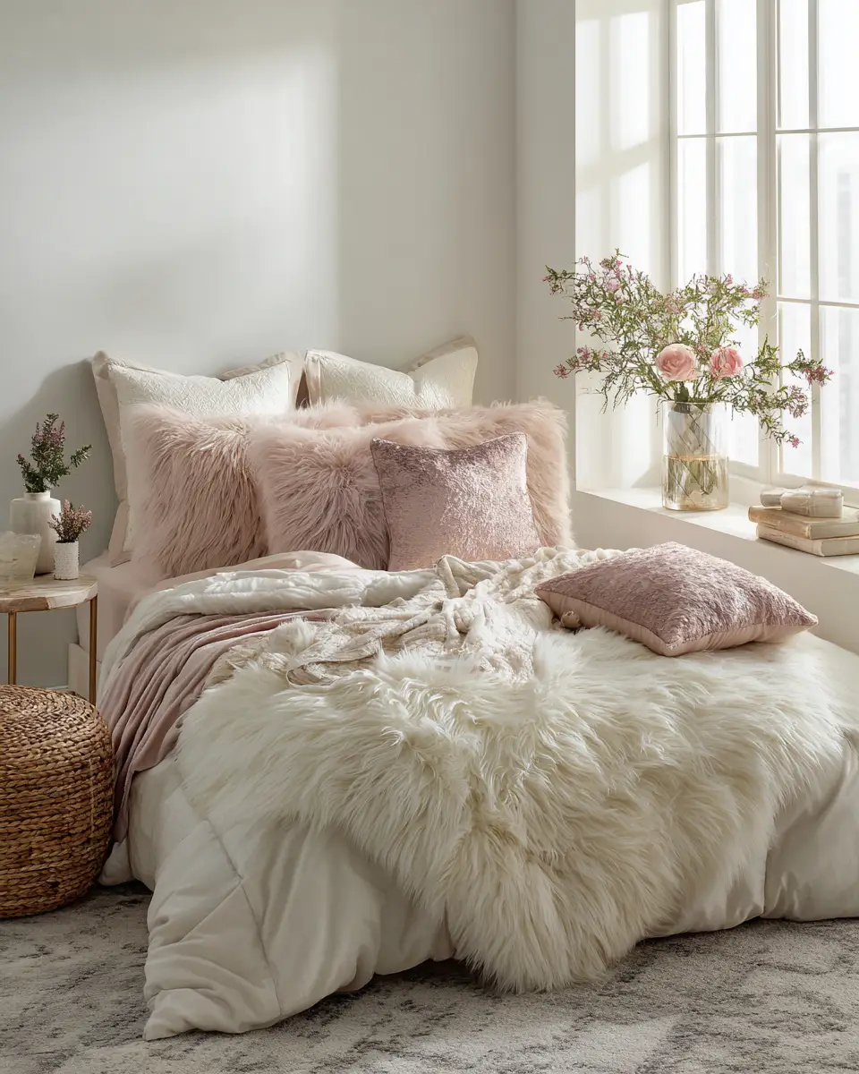 Airy Glam Bedroom Decor Ideas