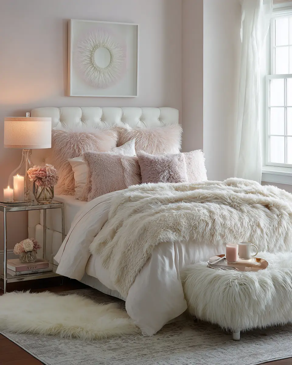 Airy Glam Bedroom Decor Ideas
