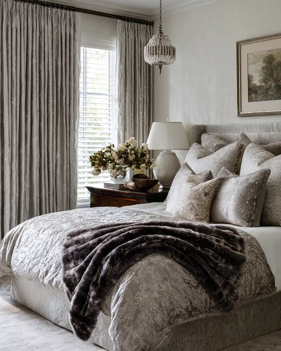 Airy Glam Bedroom Decor Ideas