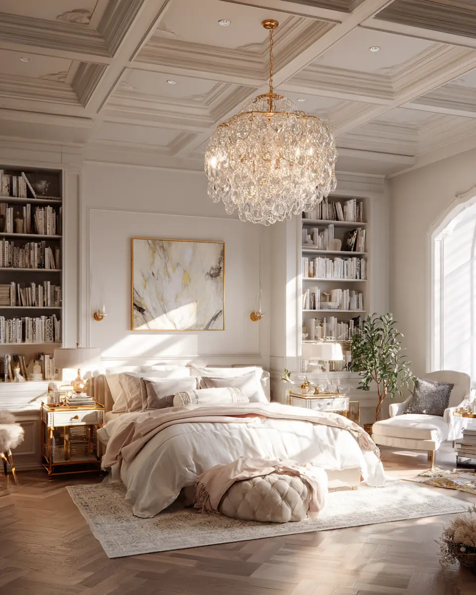 Airy Glam Bedroom Decor Ideas