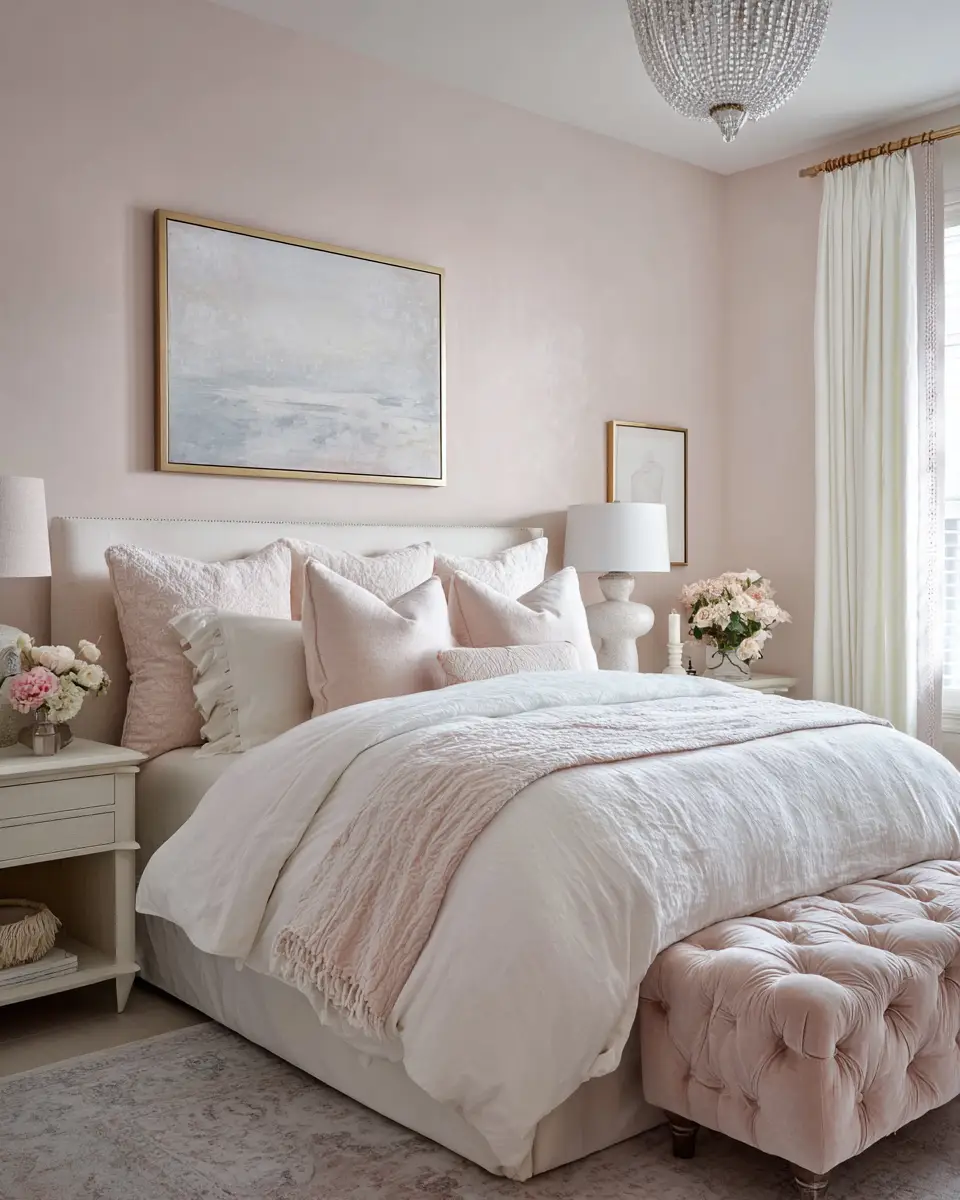 Airy Grandmillennial Bedroom Decor Ideas