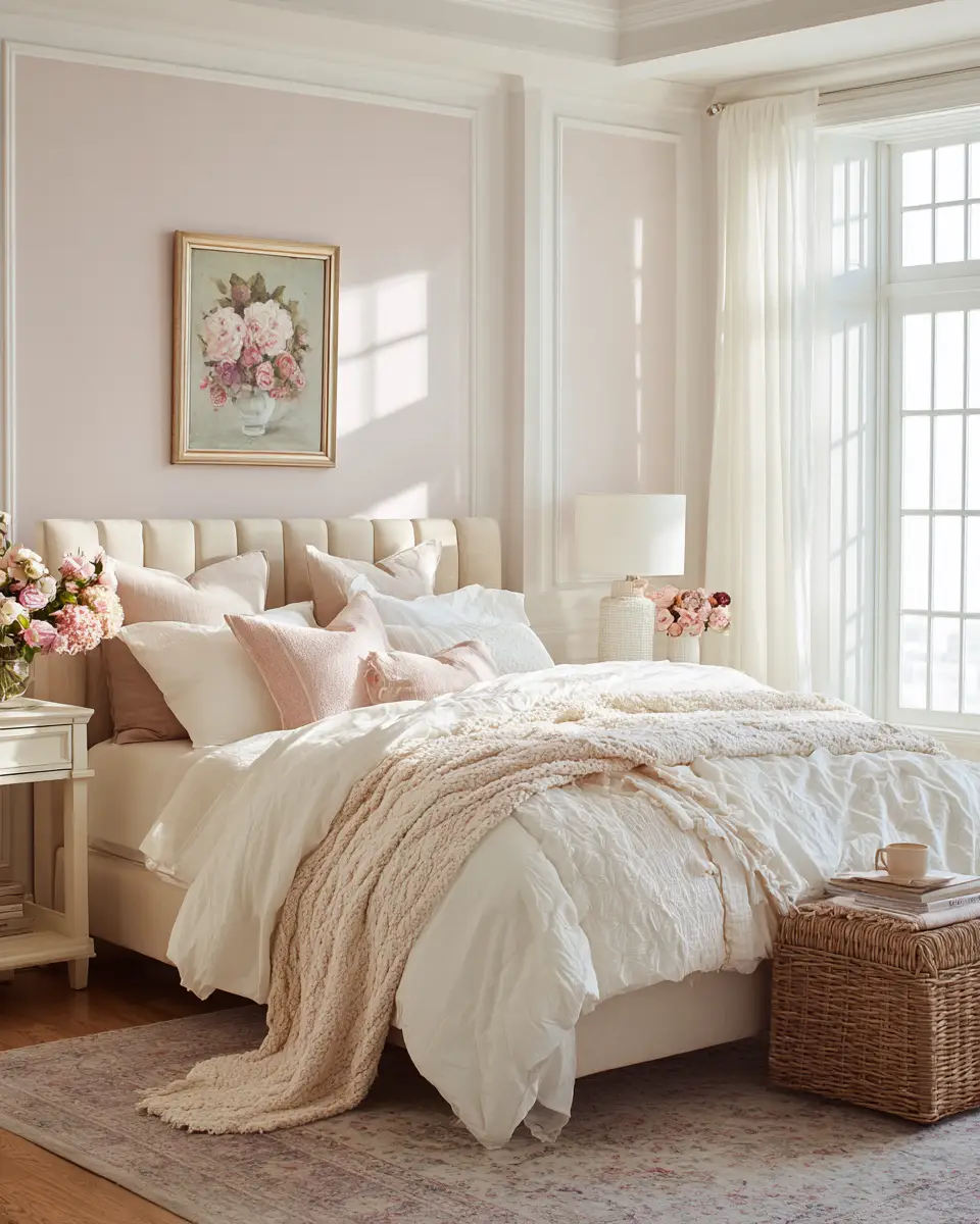 Airy Grandmillennial Bedroom Decor Ideas