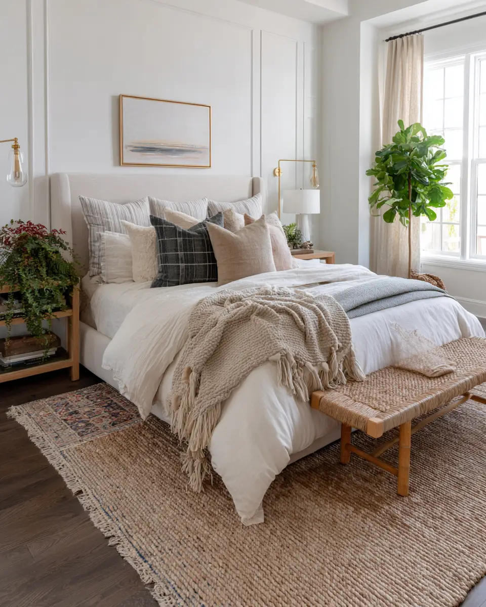 Airy Grandmillennial Bedroom Decor Ideas