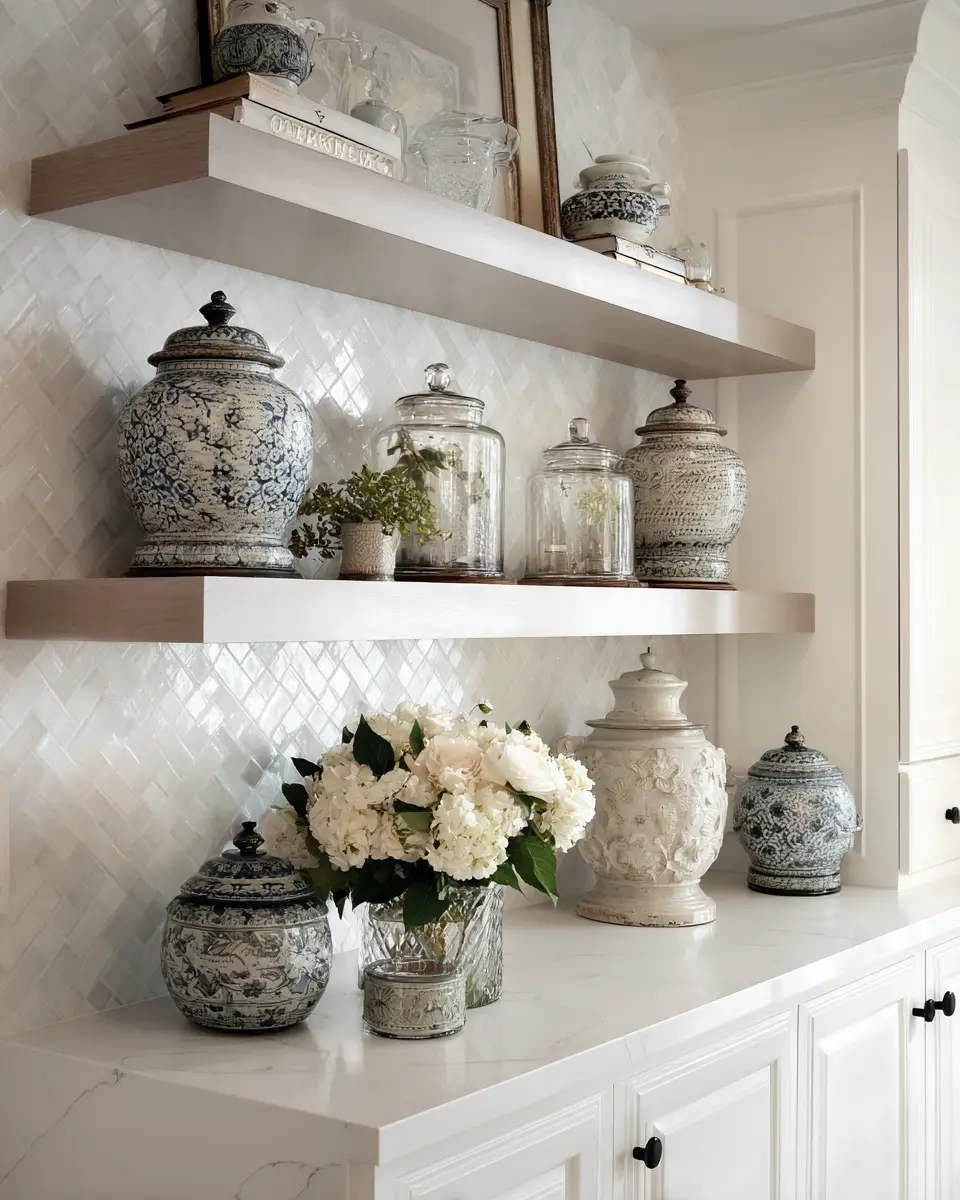 Airy Grandmillennial Laundry Room Decor Ideas