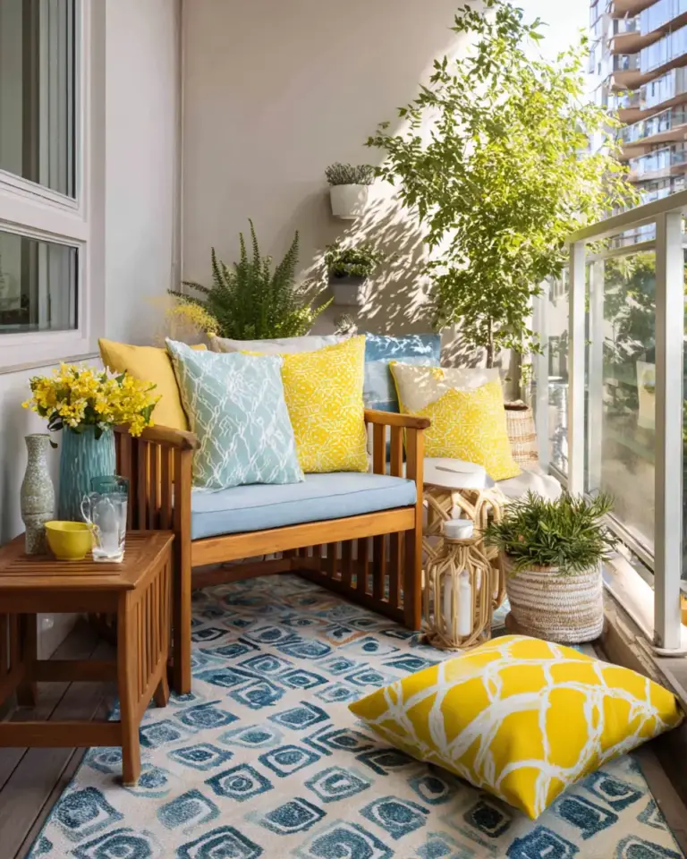 Airy Mid-Century Modern Balcony Decor Ideas - Featured