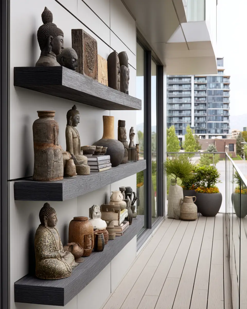 Airy Mid-Century Modern Balcony Decor Ideas