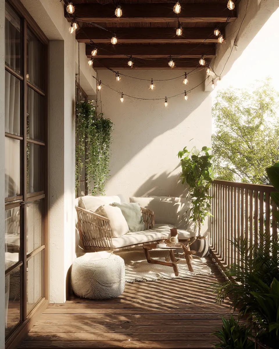 Airy Mid-Century Modern Balcony Decor Ideas