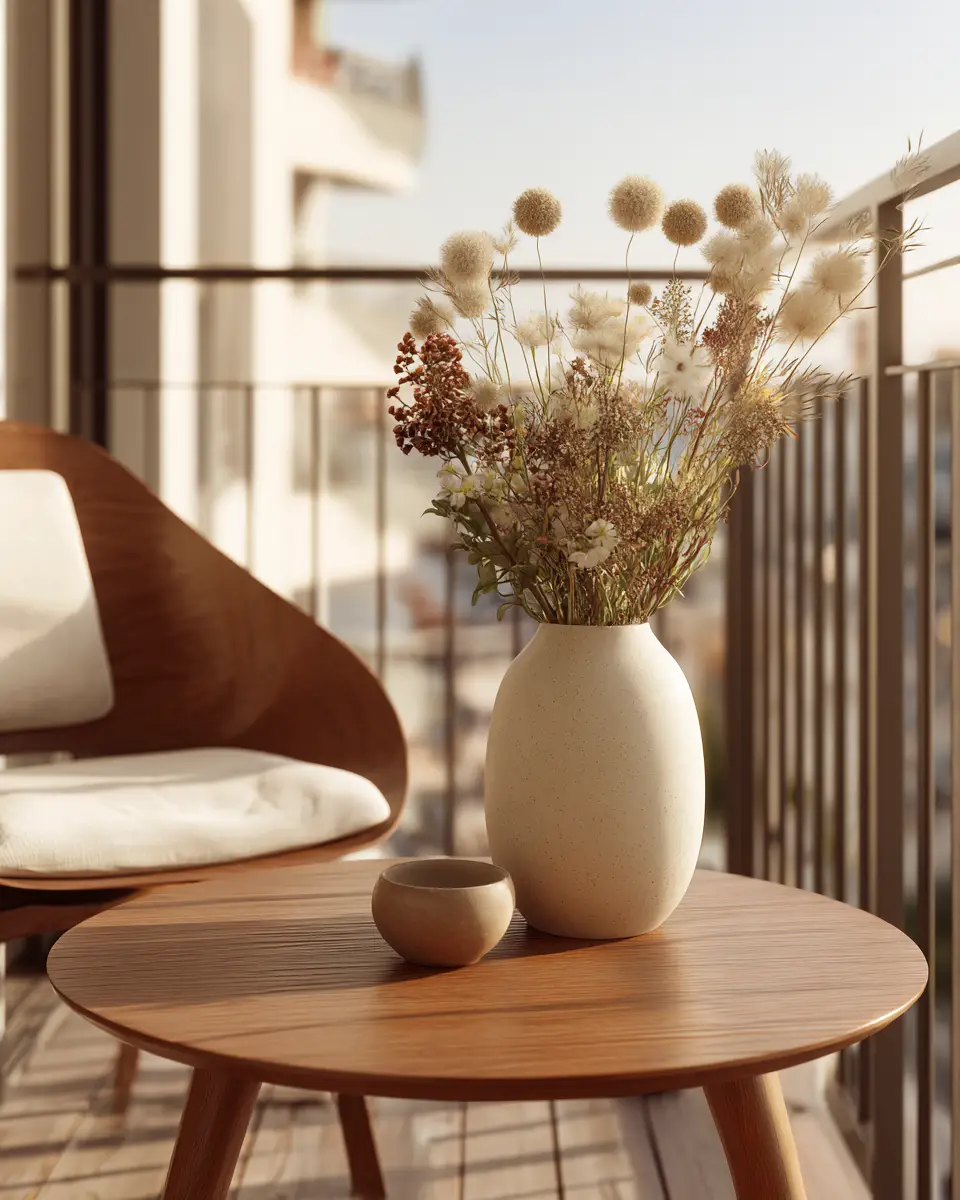 Airy Mid-Century Modern Balcony Decor Ideas