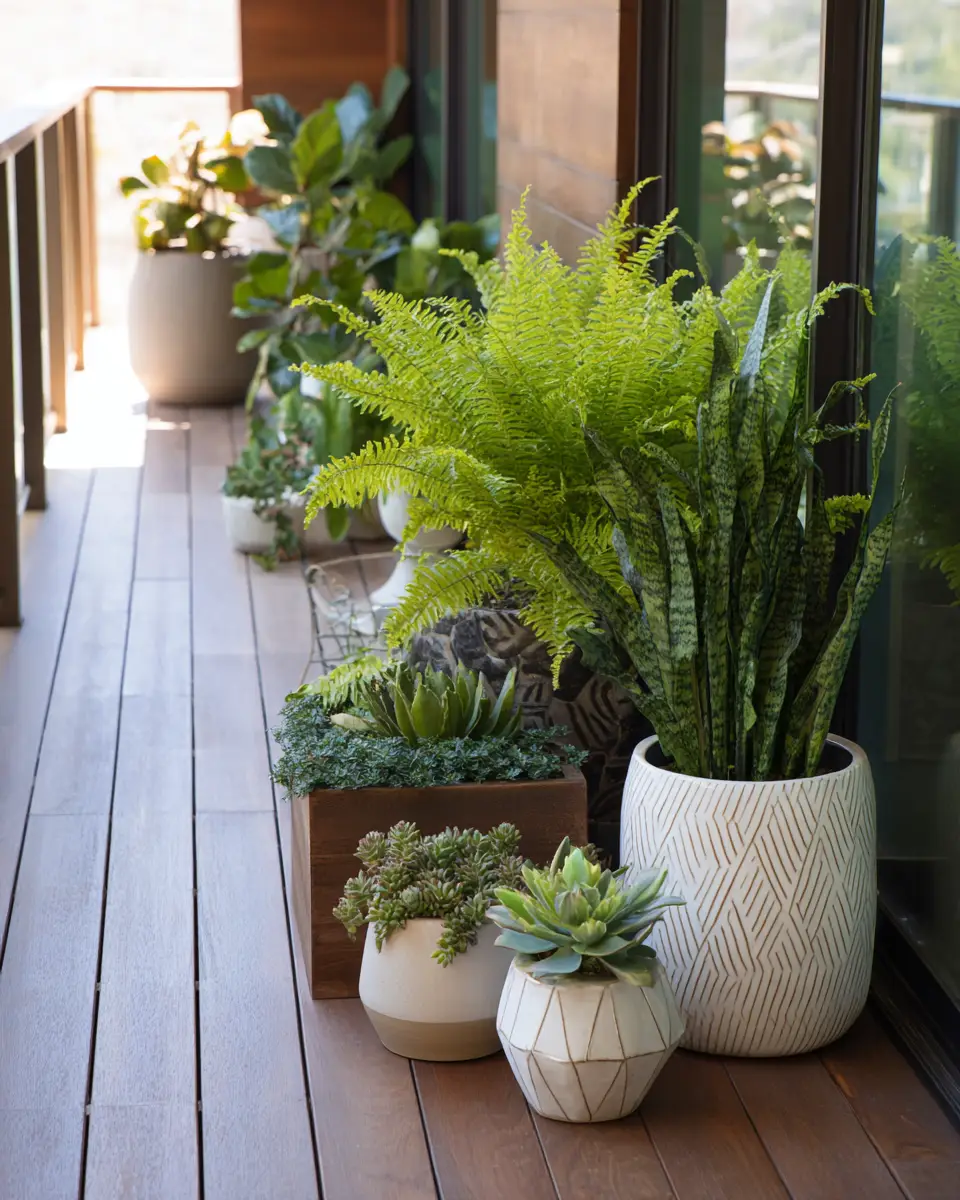 Airy Mid-Century Modern Balcony Decor Ideas