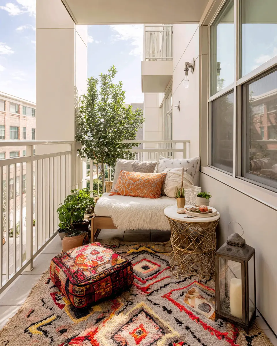 Airy Mid-Century Modern Balcony Decor Ideas