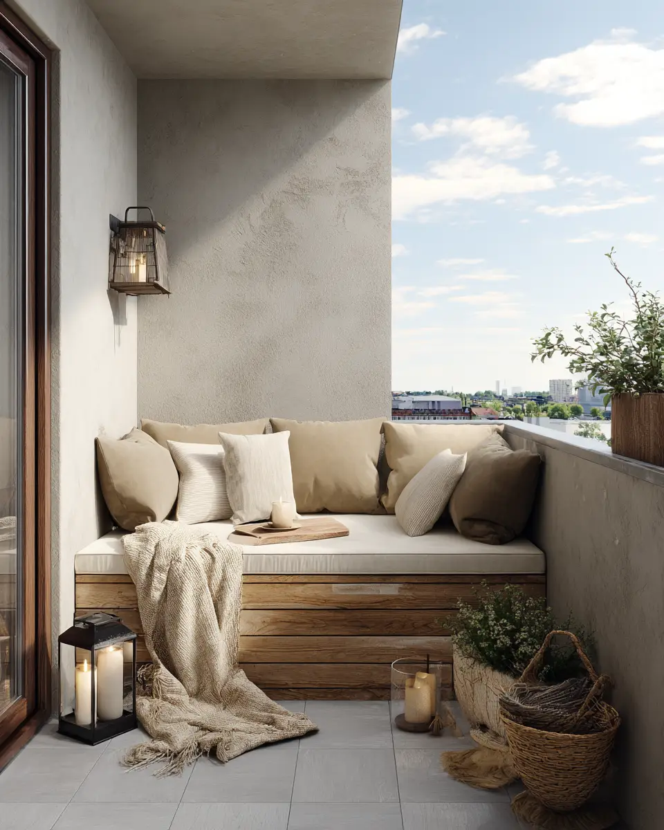 Airy Mid-Century Modern Balcony Decor Ideas