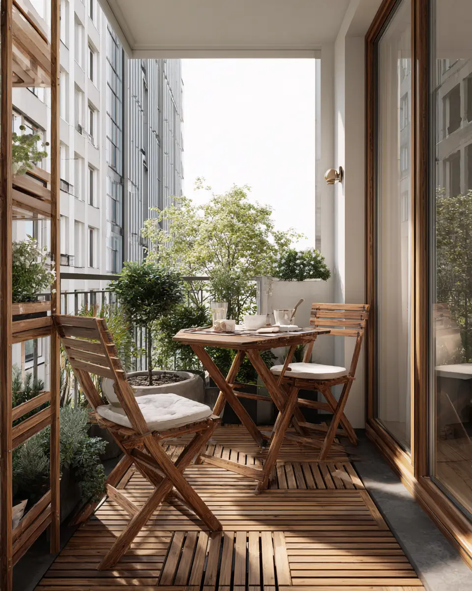 Airy Mid-Century Modern Balcony Decor Ideas