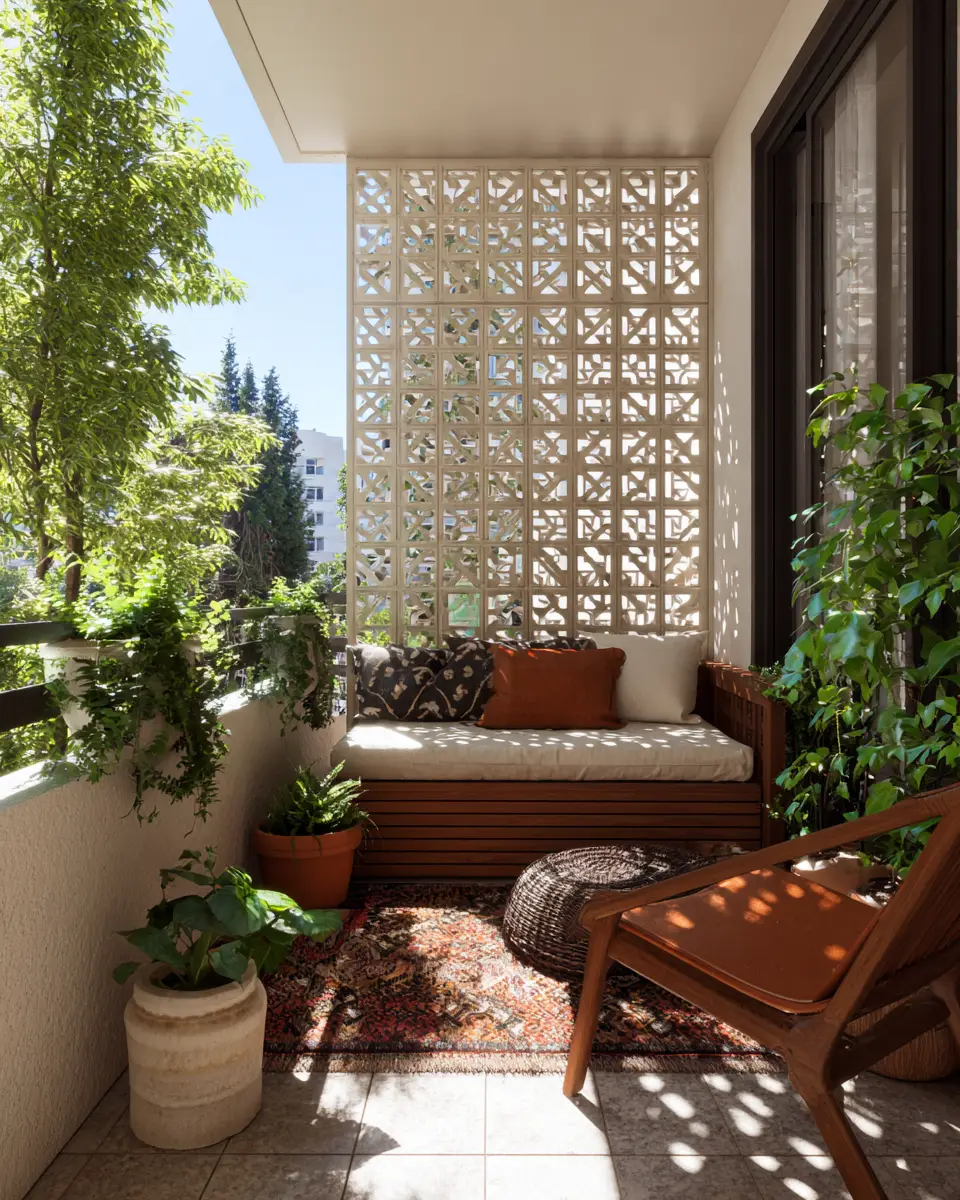 Airy Mid-Century Modern Balcony Decor Ideas