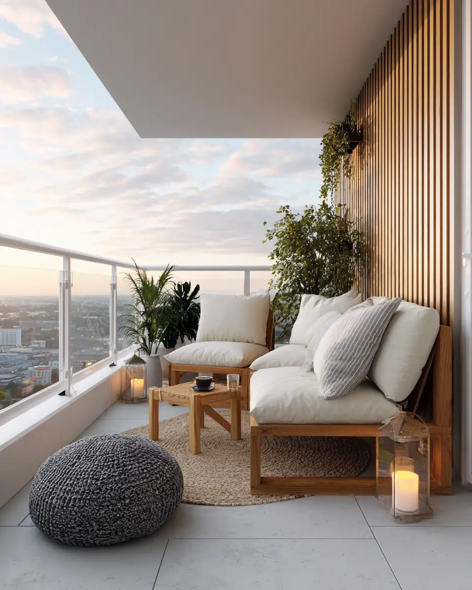 Airy Mid-Century Modern Balcony Decor Ideas