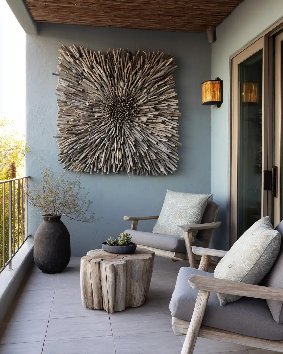 Airy Mid-Century Modern Balcony Decor Ideas