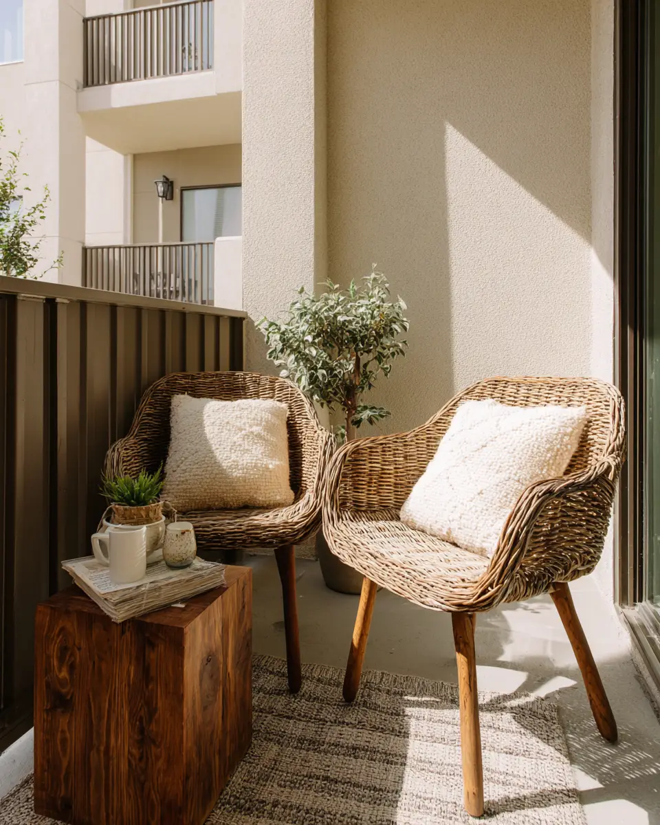 Airy Mid-Century Modern Balcony Decor Ideas
