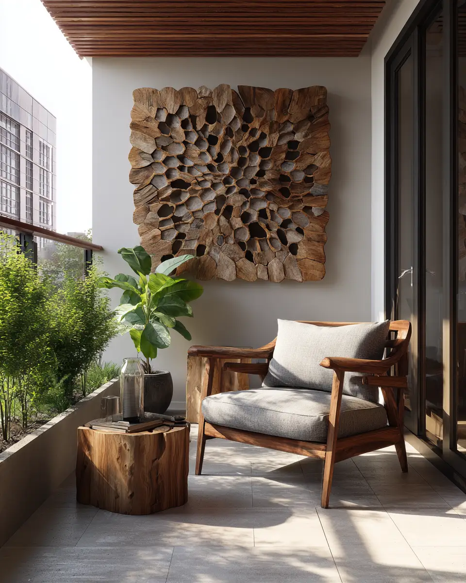 Airy Mid-Century Modern Balcony Decor Ideas