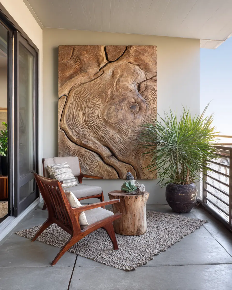 Airy Mid-Century Modern Balcony Decor Ideas