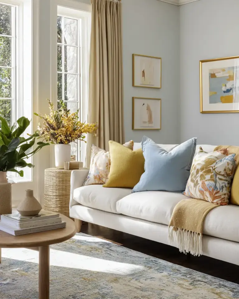 Airy Mid-Century Modern Living Room Decor Ideas - Featured